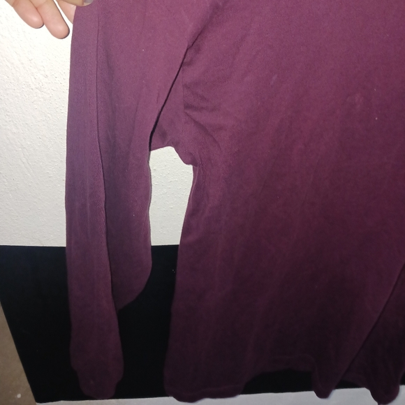 PINK Victoria's Secret Women purple sequined silver letters long sleeve shirt - Picture 5 of 11